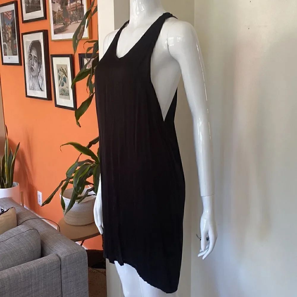 Starkx Black Raceback Mini Dress Size Medium - Picture 5 of 12